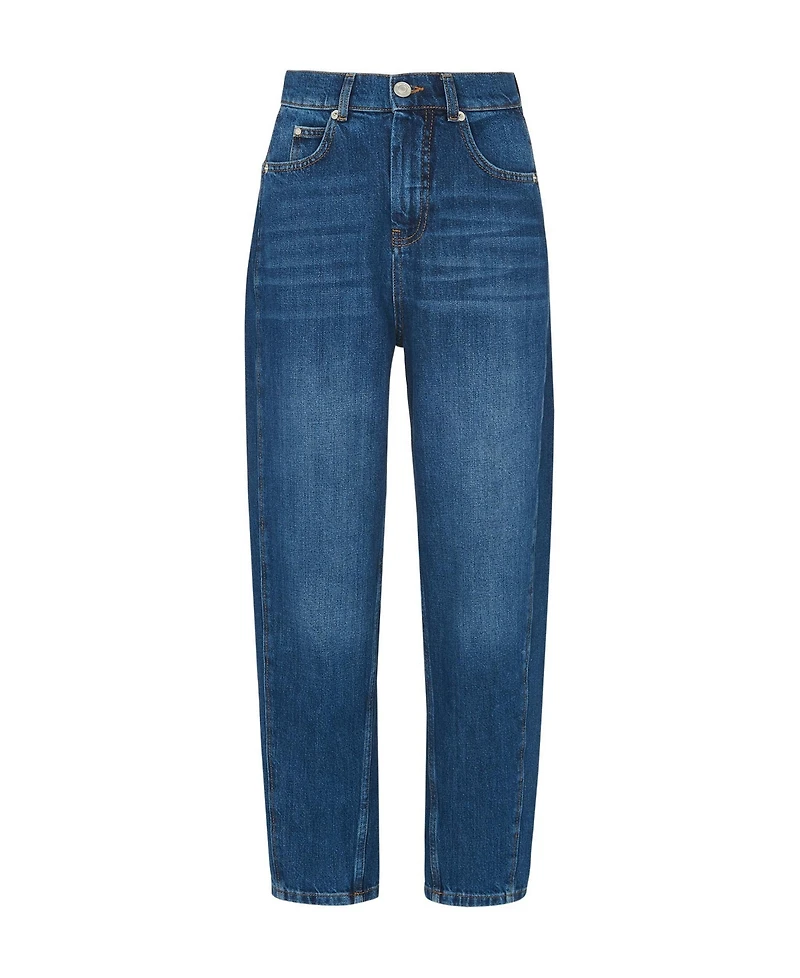 Whistles Women's High Waist Barrel Jeans