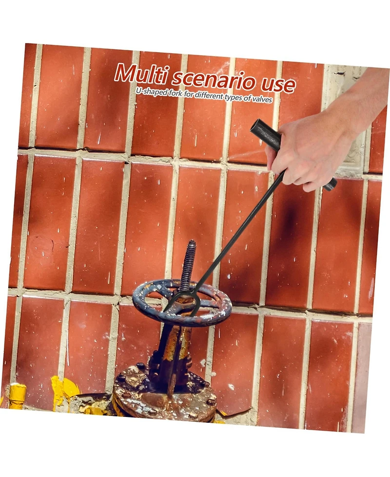 Xdovet Water Shut Off Valve Wrench T-Handle Long Reach Heavy Duty