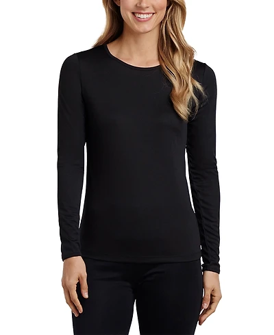 Cuddl Duds Women's Climatesmart Pullover Long-Sleeve Crewneck Top