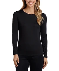 Cuddl Duds Women's Climatesmart Pullover Long-Sleeve Crewneck Top