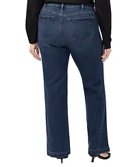 Silver Jeans Co. Plus Avery High-Rise Wide-Leg Curvy-Fit Denim