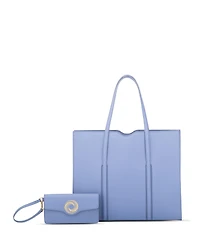 Aranyani Akshaya 16 Italian Leather Tote Bag with 24K Gold Monogram