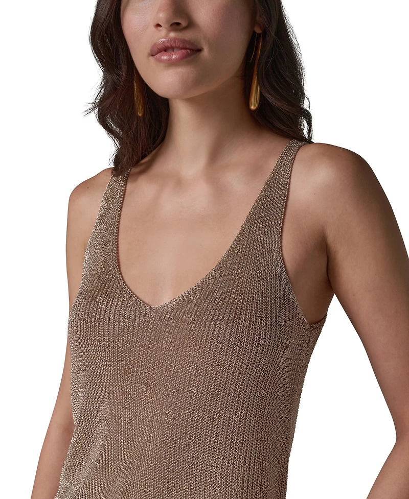 Donna Karan Women's Metallic-Knit Tank Top
