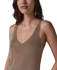 Donna Karan Women's Metallic-Knit Tank Top
