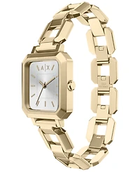 Armani Exchange Women's Quartz Three Hand Gold Stainless Steel Watch 27mm