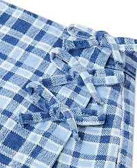 Levi's Girls' 7-16 Side Bow Plaid Skort