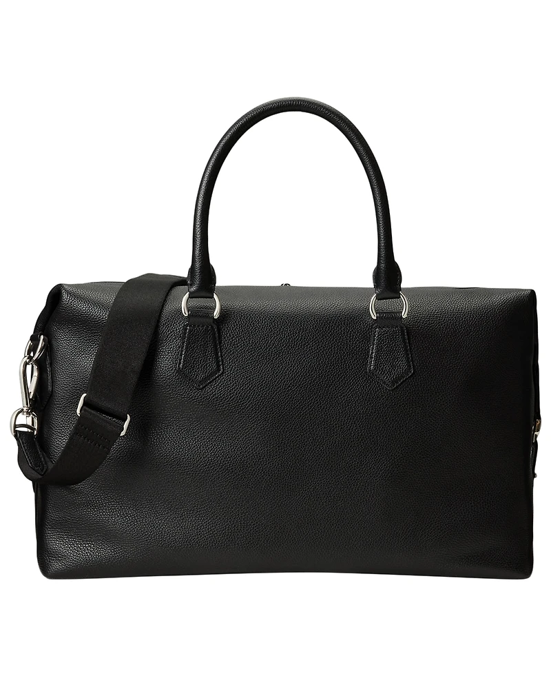 Polo Ralph Lauren Men's Pebbled Leather Duffel