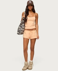 Edikted Women's Cataleya Low-Rise Pull-On Shorts, 2" Inseam
