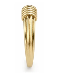 And Now This Gold Textured Statement Ring