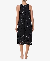 Ellen Tracy Women's Printed Sleeveless Nightgown