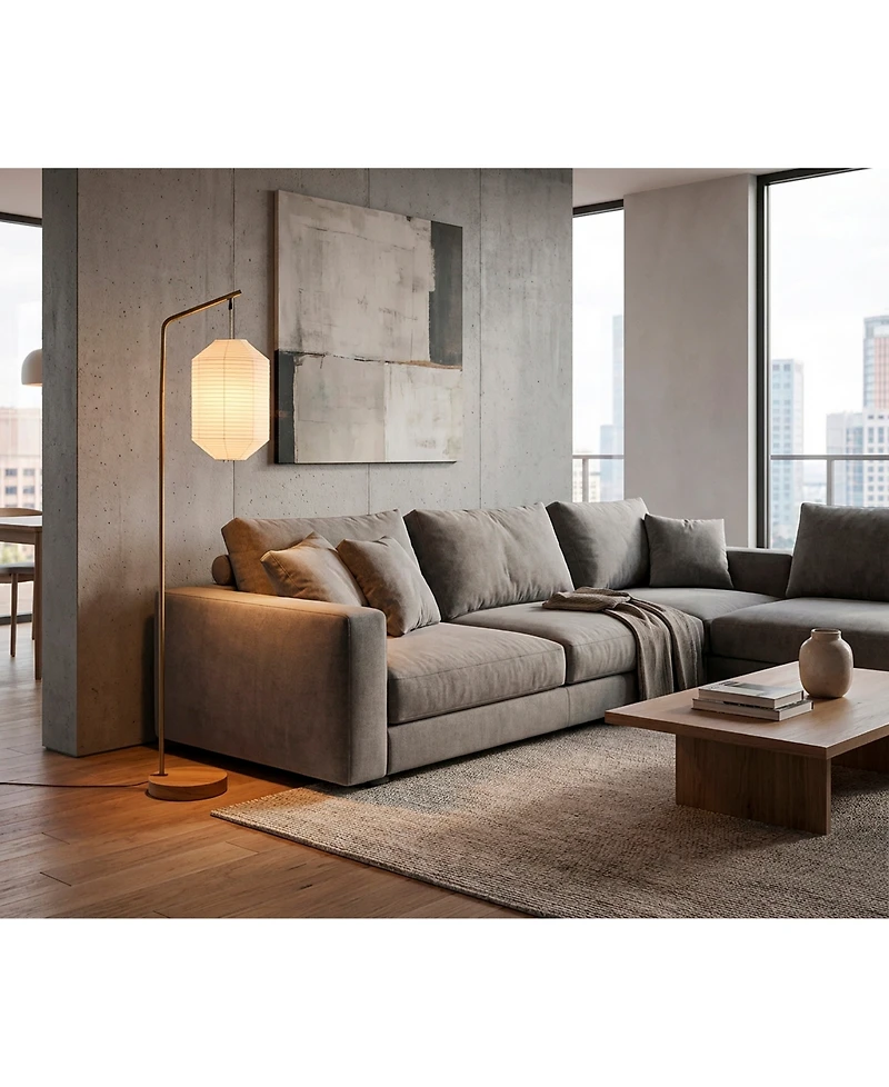Adesso 64.5" Metal Keanu Floor Lamp