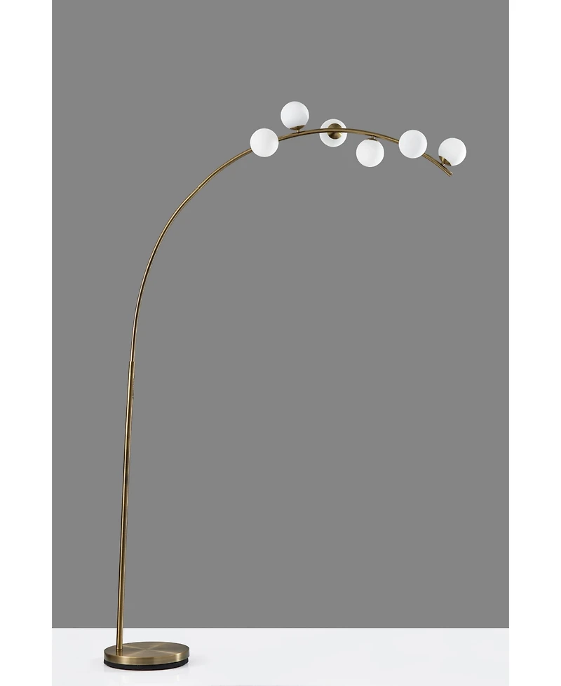 Adesso 78" Metal Ronan Led Arc Lamp with Smart Switch