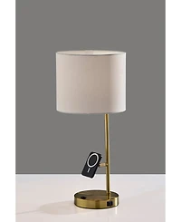 Adesso 22" Metal Wyatt Supercharger Desk Lamp