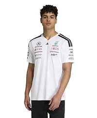 Adidas Men's White Mercedes-amg Petronas F1 Team 2026 Driver Replica Jersey