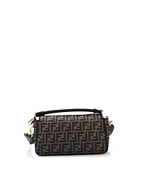Pre-Owned Fendi Medium Baguette Nm Bag Zucca Canvas