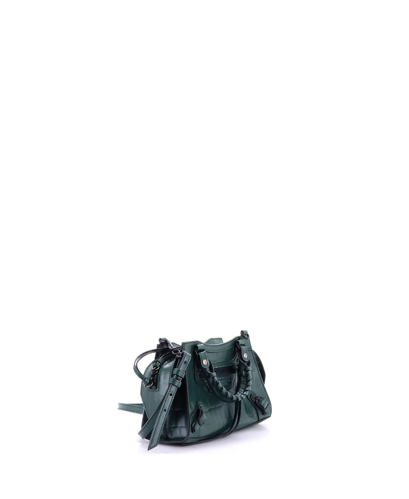 Pre-Owned Balenciaga Mini Neo Classic City Bag Embossed Leather