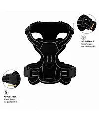 ProMounts Reflective No Pull Dog Harness with Front and Back Leash Clips