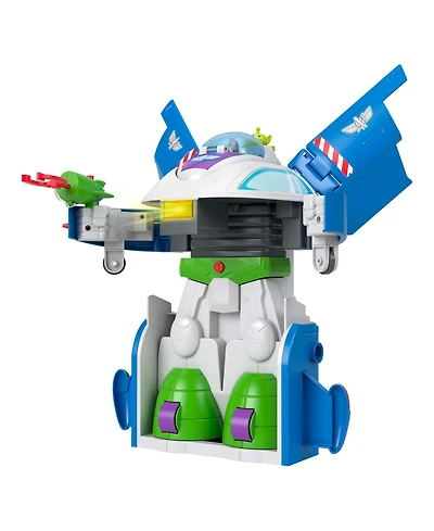 Imaginext 3-Inch Disney Pixar Toy Story 3-in-1 Transforming Spaceship Vehicle Playset