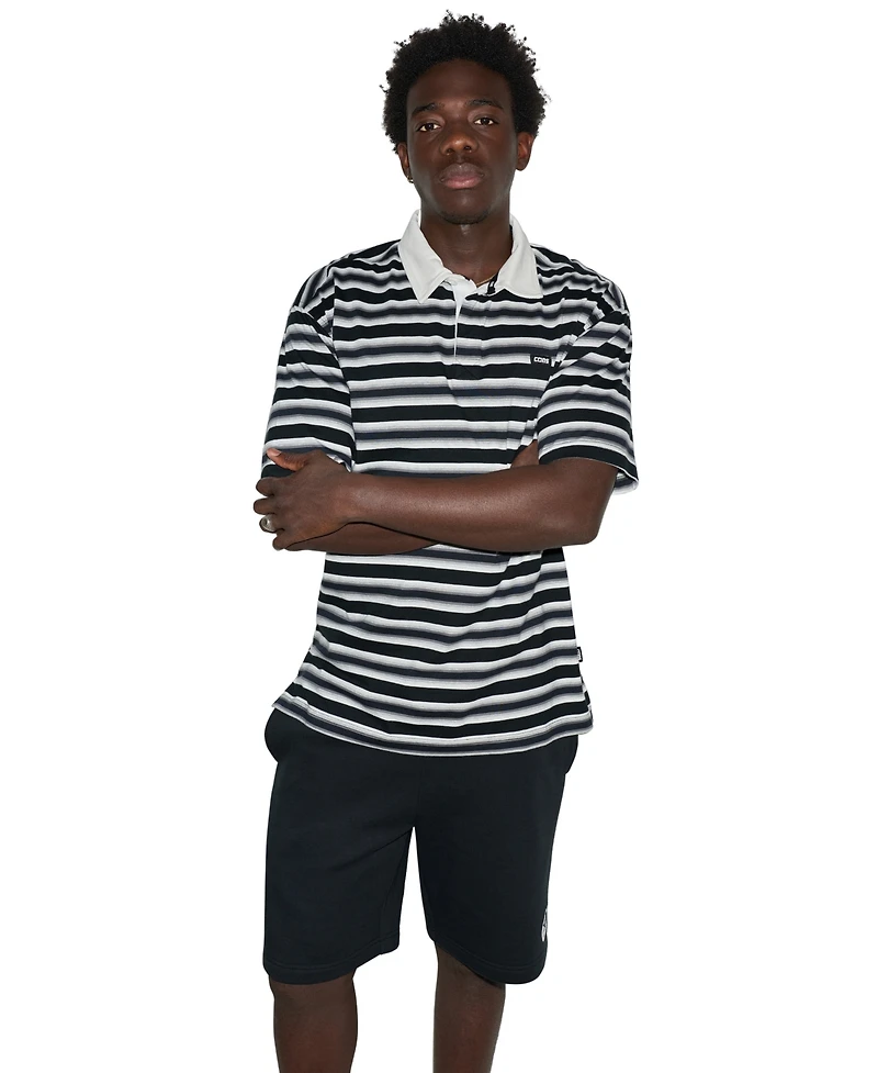 Converse Men's Ombre Stripe Polo Shirt