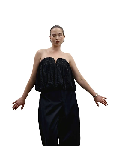 11 Honore Plus Strapless-Bubble Top