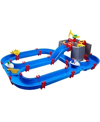 Aquaplay Harbor 50.39" x 36.61" x 15.75" Hand-Crank Water Play Set, Ages 3+