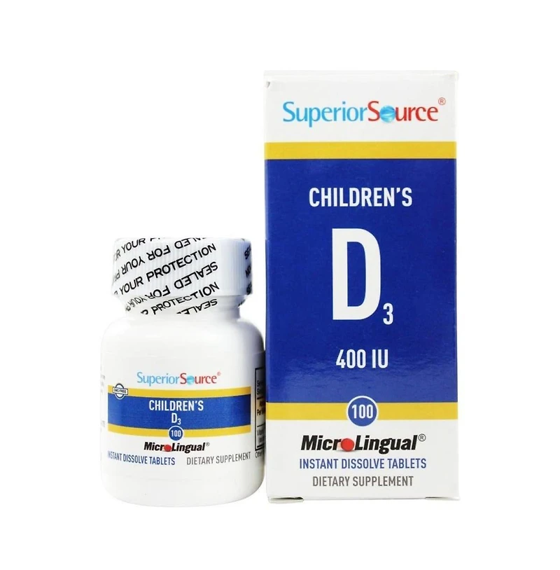 Superior Source Children's Vitamin D3 400 Iu