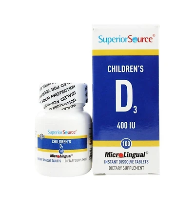 Superior Source Children's Vitamin D3 400 Iu