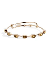 Alex and Ani November Birthstone Emerald Cut Bangle