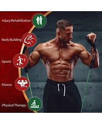 Sevorley Resistance Loop Bands Set for Bodybuilding, Sports Fitness, and Physical Therapy Training