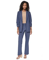 Dkny Women's Pinstripe 3/4-Sleeve Blazer
