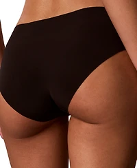 Calvin Klein Invisibles Microfiber Stretch Seamless Hipster Panty, 5-Pack, QD5419