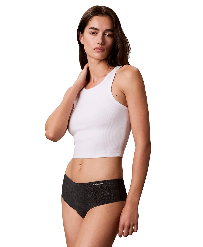 Calvin Klein Invisibles Seamless Microfiber Stretch Hipster Panty, QD5414