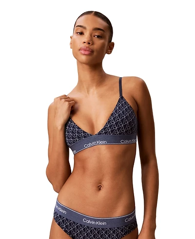 Calvin Klein Regular Icon Cotton-Modal-Blend Limited Edition Triangle Bra, QF9157
