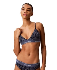 Calvin Klein Regular Icon Cotton-Modal-Blend Limited Edition Triangle Bra, QF9157