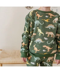 Sweet Wink Baby Boys Dinosaurs Rock Sweatshirt and Jogger Set