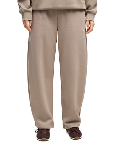 Puma Women's Ess Relaxed Barrel-Leg Fleece Pants