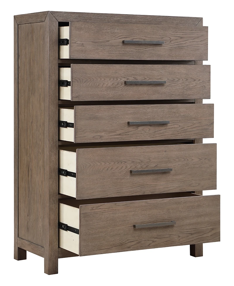 Adler 55" Plywood 5-Drawer Chest, Macy's Exclusive