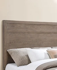 Adler King Plywood Modern Bed, Macy's Exclusive
