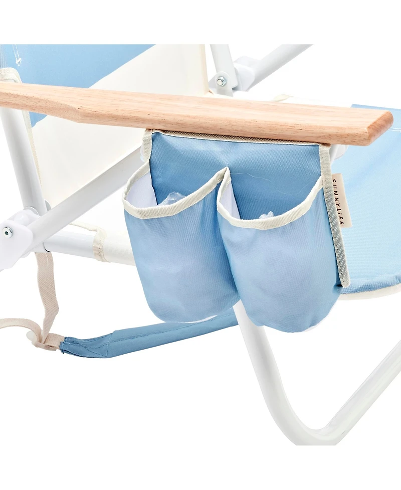 SUNNYLiFE Deluxe Beach Chair: La Mer Med Block
