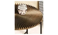 Flynama 2-Piece Radial Pattern Cylindrical Table Set