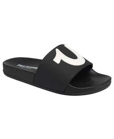 True Religion Little Boys' ( 1-13 ) 112 Horseshoe Logo Slide