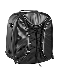 Sugift 22-34 L Expandable Motorcycle Tail Bag Waterproof Rear Seat Luggage with Rain Cover Straps Pocket