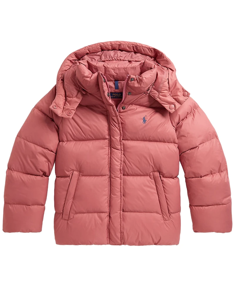 Polo Ralph Lauren Girls' 7-16 Down Hooded Jacket