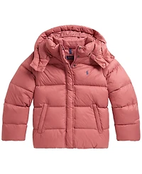 Polo Ralph Lauren Girls' 7-16 Down Hooded Jacket