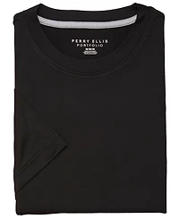 Perry Ellis Portfolio Men's Crewneck T-Shirt and Plaid Pants, 2-Piece Set