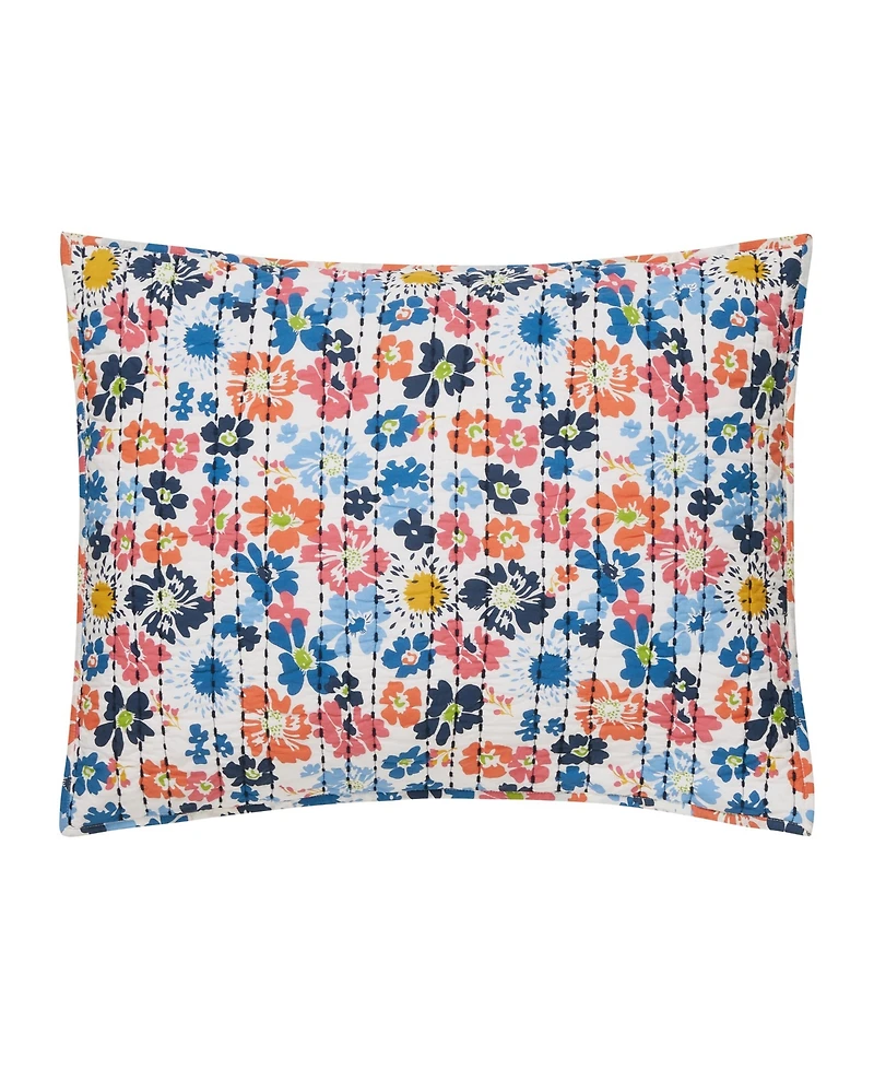 Modern Heirloom Blossom Reversible 2-Piece Quilt Set, Twin/Twin Xl