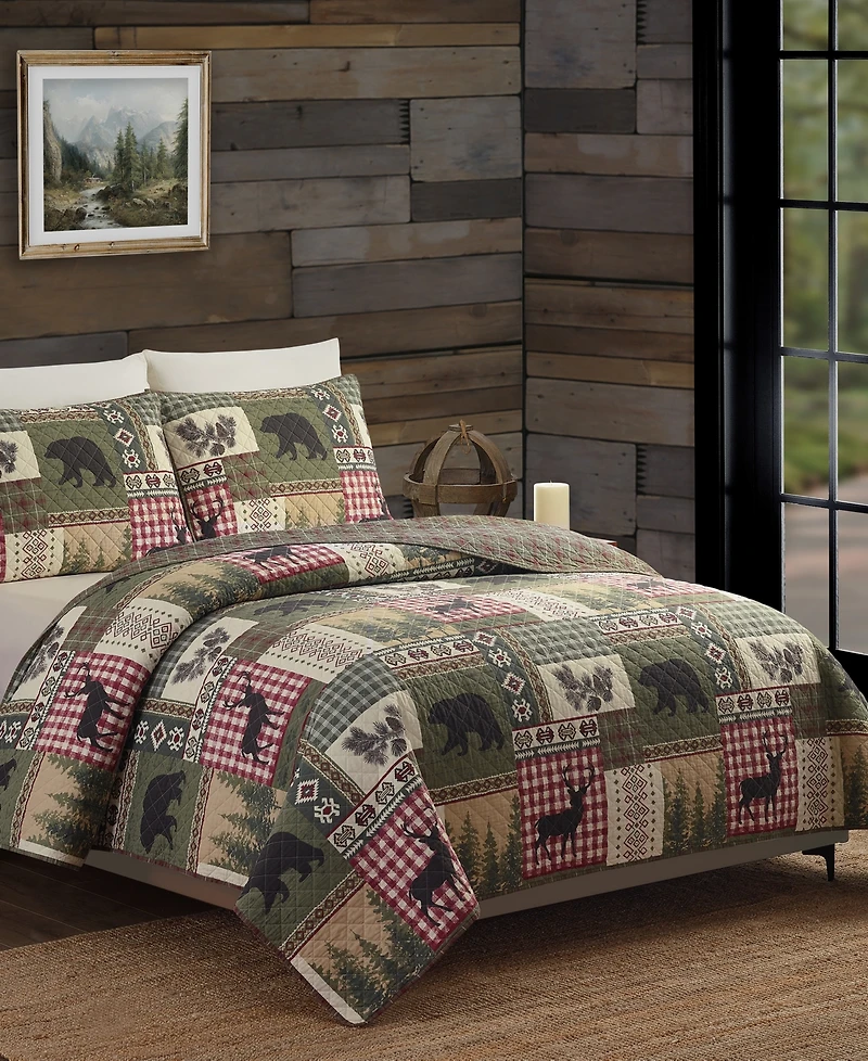 Modern Heirloom Dorset Reversible 3-Piece Quilt Set