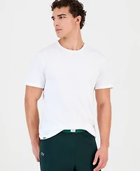 Lacoste Men's 3-Pack Regular Fit Crewneck Undershirts