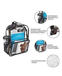 Five Nights at Freddy's Freddy Fazbear 16" Clear Backpack For School And Travel