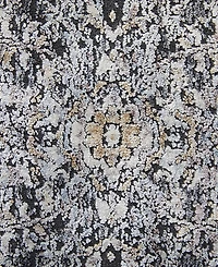 Feizy Sarrant R3963 Charcoal 2'8" x 8' Runner Rug